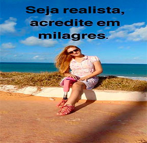 acidente de moto mara soliver amputacao