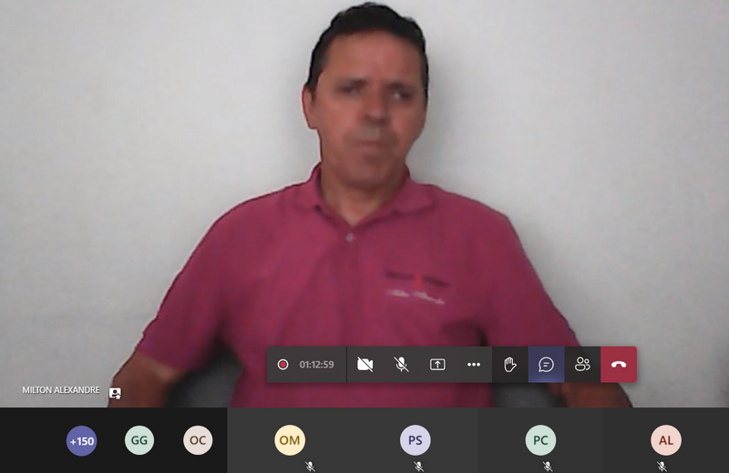 evento virtual com milton alexandre